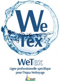 Image de RAMPI Produits pour les pressings Gamme WeTex pour l'Aqua Nettoyage